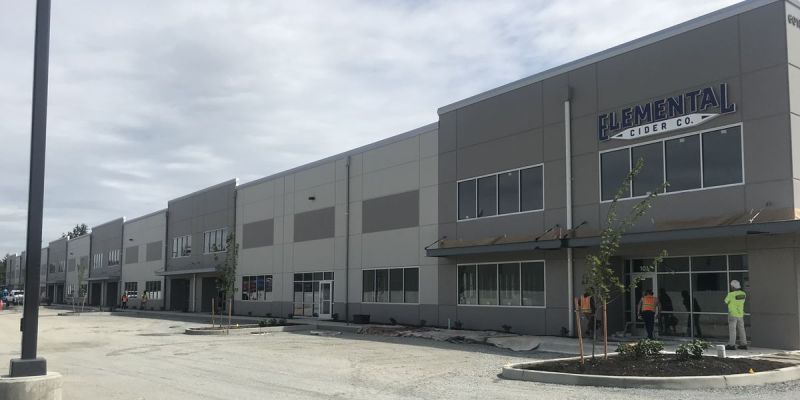 Commercial Painting of New Tilt Up Building in Arlington, WA